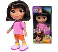 Spin Master - Poupée Dora Chante et Explore - interactive 30 cm, bilingue FR/EN, 2 chansons