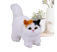 Poupée douce pour chats - Adorable peluche pour chats | Jouets confortables pour chats câlins animaux, figurine de chat poilu de simulation de longue durée, jouet en peluche entier