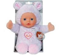 Poupée douce souris avec petites oreilles et poches pour les doigts - 26 cm - Nouveau-né Gris