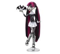 Monster High Drame au Cinéma Poupée Draculaura, poupée de collection en noir et blanc avec mini-affiche de film et affiche de film grandeur nature, thème films d’horreur, jouets et cadeaux, HKN27