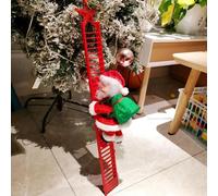 Poupée Électrique Pour Père Noël, Échelle D'escalade, Musique Créative, Décor D'arbre De Noël, Ornements, Jouet Pour Enfant, Cadeau, Pendentif De Noël, 2020