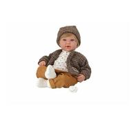 MuÑecas Arias Elegance Iria With 14 Sounds Mechanism Baby Doll 45 Cm Marron