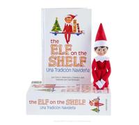Poupée Elf on the Shelf avec livre - Cefa Toys - Conte en espagnol - 28x8x26 cm - Interactif