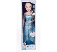 Poupée géante - DISNEY PRINCESS - Elsa - 81 cm - Brosse incluse - Cheveux soyeux