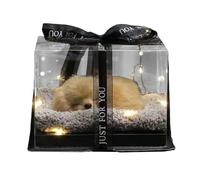 Poupée en peluche - 16 x 16 x 14 cm Chiot en peluche | Modèle interactif de bureau en peluche réaliste, mini poupée samoyède pour étagère de salon, cadeau écrivain