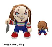 Poupée En Peluche Chucky Créative Pour Halloween Poupée Vampire Doll 27cm 175g Poupée En Peluche Épaisse Avec Compression Sous Vide