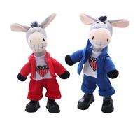 Poupée En Peluche D'âne En Forme De Balançoire Pour Enfants, Jouets Animés, Bibliothèque, Plateau De Table, Ornement, Cadeau D'anniversaire, Cadeaux De Fête