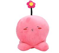 Poupée en Peluche D'anime, Réplique Précise du Personnage, Détails de Broderie pour Les Collectionneurs, Coton PP + Matériau en Peluche Courte (Pieuvre Rose Blush)