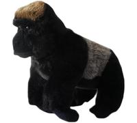 Poupée en Peluche de chimpanzé, Jouet en Peluche de Gorille à Dos argenté, Doux et Mignon, Cadeau d'éducation précoce, décoration de la Maison