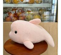 Poupée En Peluche De Forme Mignonne Et Enfantine En Forme De Dauphin Rose Porte-Bonheur, Poupée Cadeau Rose-42 Cm (0,4 Kg)