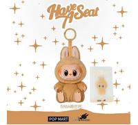 Poupée en peluche de la série Monster Labubu, personnage d'anime, modèle de sac, porte-clés, collection, décoration，Kaki