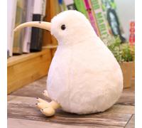 Poupée En Peluche De Moineau Kiwi De Grande Taille Jouet Doux Et Moelleux De Birds Of New Zealand Conception Unique Et Étrange Accessoire De Décoration Pour Enfants Couleur Blanche