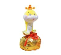 Poupée en peluche du Nouvel An 2025, animaux de compagnie en peluche de l'année du serpent, jouet serpent chinois chanteur, animal mignon en peluche de serpent, décorations de serpents du Nouvel An