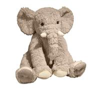Poupée en peluche en forme d'éléphant en peluche en forme d'éléphant | Poupée douce et confortable | compagnon de sommeil, poupée éléphant, décoration en peluche pour lit, bibliothèque, canapé