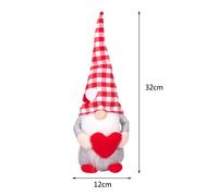 Poupée En Peluche Gnomes Pour La Saint-Valentin, Ornement De Couple, Style Scandinave, Elfes Nains, Décoration De Chambre Pour La Saint-Valentin