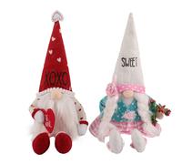 Poupée En Peluche Naine Pour La Saint-Valentin, M. Et Mme, Décorations Faites À La Main, Cadeaux Pour La Saint-Valentin, Jouets Sans Visage