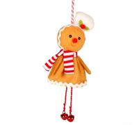 Poupée en peluche pour décoration d'arbre de Noël et utilisation saisonnière, ajoutant un charme fantaisiste (cuisinière)