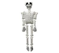 Poupée en peluche squelette, squelette squelette en peluche de 37 pouces, ornements effrayants en os squelettique, peluche Halloween pour décorations de table Hallowe