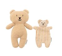 Poupée en tissu ours teddy ultra doux beige TU
