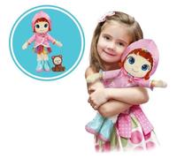 Poupée en tissu Ruby avec figurine Choco - SILVERLIT - 30 cm - Rose - Pour enfant de 3 ans et plus