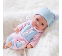 Poupée En Vinyle Souple De 11 Pouces, Poupée De Simulation, Peau Vierge, Bébé Endormi, Cadeaux, Jouets Surprise D'anniversaire Pour Enfants