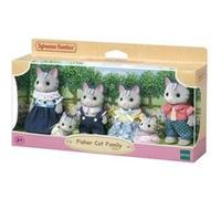 Poupée Epoch d'Enfance Sylvanian Families La famille Chat Pêcheur Multicolore G