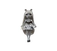 Poupée Fashion Doll Rainbow High Luna 28cm - Tenue gris métallisé, cheveux gris