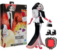 Hasbro Poupée Disney Crudelia De Mon avec accessoires et vêtements amovibles Multicolore