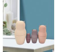 Poupée Gigoteuse Russe En Silicone, Matrioshka, Babushka, Jouet Montessori Pour Enfants, Cadeaux Décoratifs Pour La Maison