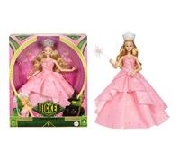 Poupée Glinda - MATTEL - HXY37 - Robe de bal amovible - Accessoires magiques - 11 points d'articulation
