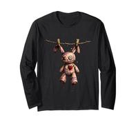 Poupée Gothique effrayante Mignonne Lapin vaudou E-Girl Manche Longue