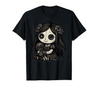 Poupée Gothique effrayante Mignonne Sombre Horreur esthétique Horreur T-Shirt