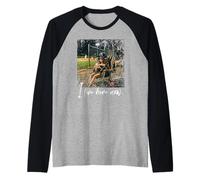 Poupée Humoristique « I Live Here Now Baseball Girl » Manche Raglan
