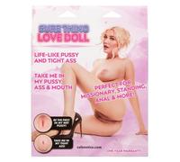 Poupée Inflatable Sure Thing Love de CalExotics - 3 Orifices Accueillants