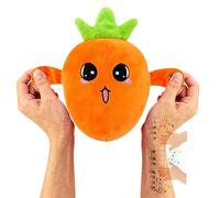 Poupée Interactive à Capteur Musical, Peluche en Forme de Fruit à Interaction Joyeuse Sensible au Toucher avec Sons Riches, 3 Modes, Peluche à Battement de Capteur de Fruit(Orange)