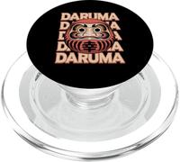 Poupée Japonaise Daruma Esprit Zen Culture Japonaise Kanji Souvenir PopSockets PopGrip pour MagSafe