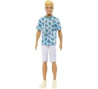 Poupée Ken Fashionista T-Shirt Bleu Cactus Hjt10