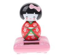 Poupée Kimono Japonaise À Énergie Solaire Décoration De Voiture Et De Maison Style Maiko Décoration Unique pour La Maison Couleur Aléatoire