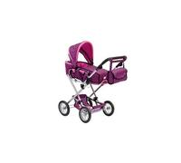 Poupée landau grand (rose - noir)