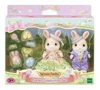 Sylvanian Families – Figurines – Chasse aux œufs Lapin Marguerite 5691 – Mini poupées multicolore