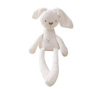 Poupée Lapin Pour Bébé, Jouet En Peluche Beige, Confortable, Attire L'attention, Stimule La Curiosité Des Enfants