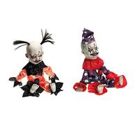 POUPÉE Latex Clown Halloween 25X11X50CM - Décoration spécial Halloween - Thème(s) : Circus ensanglanté