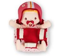 Lilliputiens Lena And Bicycle Seat Doll Rouge Enfants