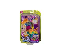 Polly Pocket Coffret Univers Hôtel de Corgi, Mini-Figurines Polly, Shani et Leurs 2 Chiens, Surprises incluses, Jouet pour Enfant, GTN13