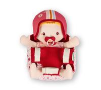 Lilliputiens Lena And Bicycle Seat Doll Rouge Enfants