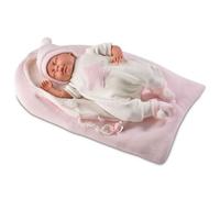 Poupee Llorens Poupée Mimi qui pleure dans une gigoteuse rose, 40 cm (GXP-607874)