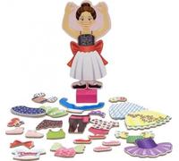 Poupée magnétique en bois à habiller - Ballerina Nina