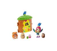 Poupée Maison et animaux perroquet