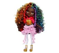 RAINBOW HIGH Rainbow Shimmers avec Slime - Iris - Poupée Mannequin de 28 cm, avec Un Kit de Slime et Un Caméléon de Compagnie, Convient aux Enfants de 4 Ans et Plus