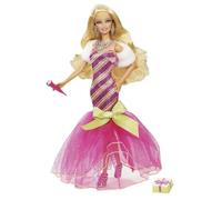 Poupée Mannequin Barbie - Noel Merveilleux - V6985 - Couleur Violet - Age 3 ans et plus